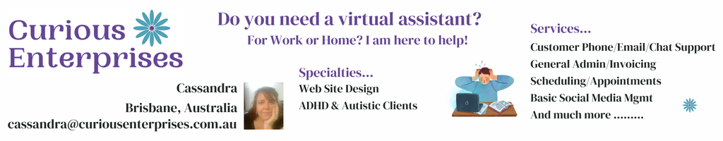 Curious Enterprises ad