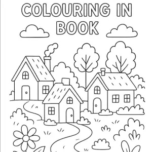 Title - Little Village Jungle Fun Colouring In Book | Printable PDF